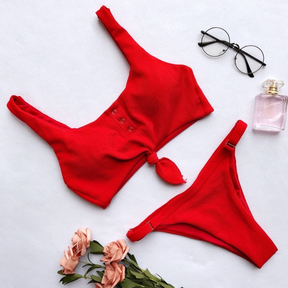 ⛱🆕Sweet Girl Bikini Set Red